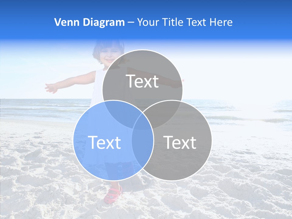 Person Outdoor Sea PowerPoint Template