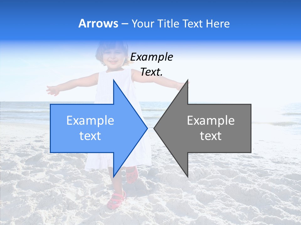 Person Outdoor Sea PowerPoint Template