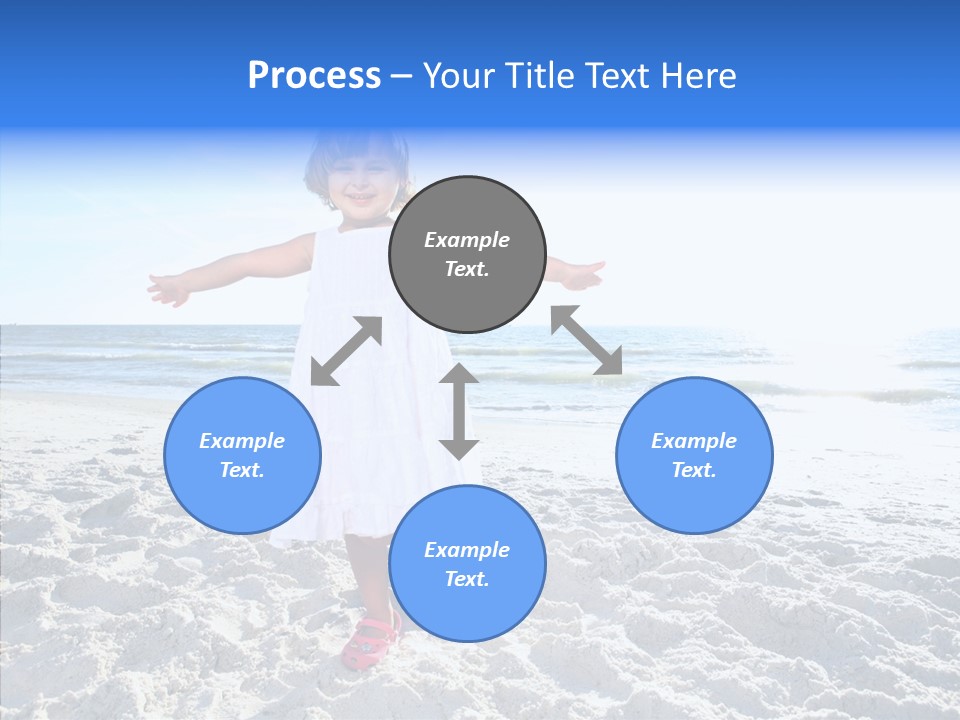 Person Outdoor Sea PowerPoint Template