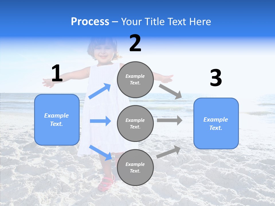 Person Outdoor Sea PowerPoint Template