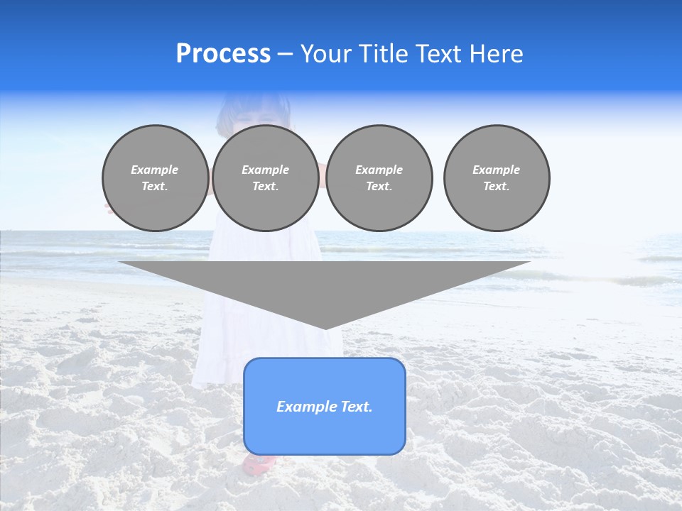 Person Outdoor Sea PowerPoint Template