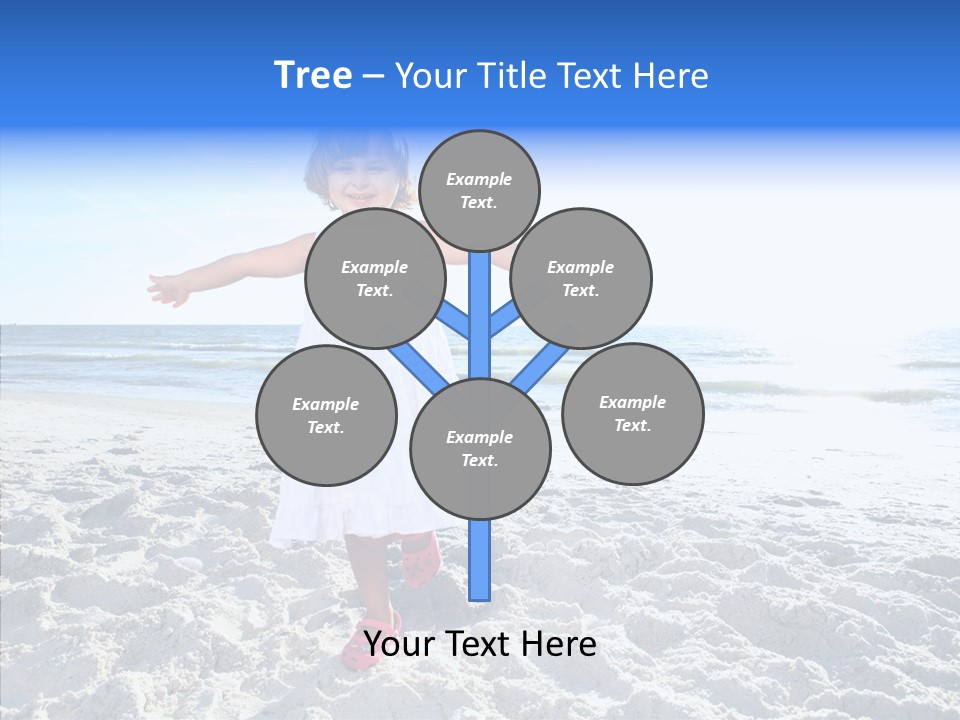 Person Outdoor Sea PowerPoint Template