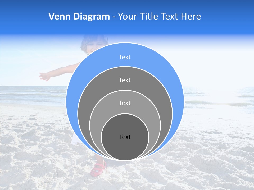 Person Outdoor Sea PowerPoint Template