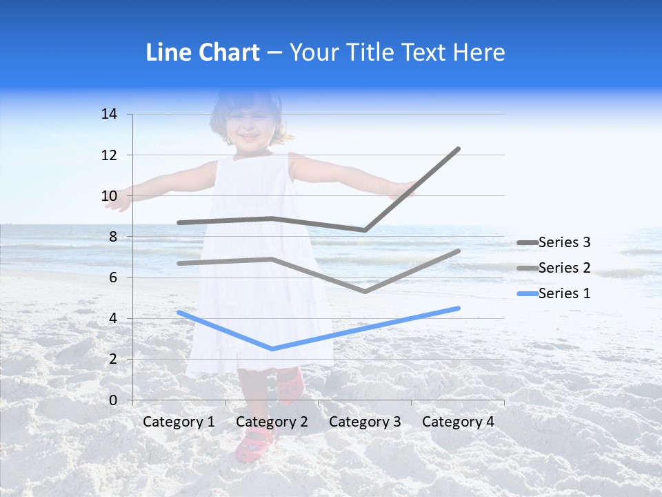 Person Outdoor Sea PowerPoint Template