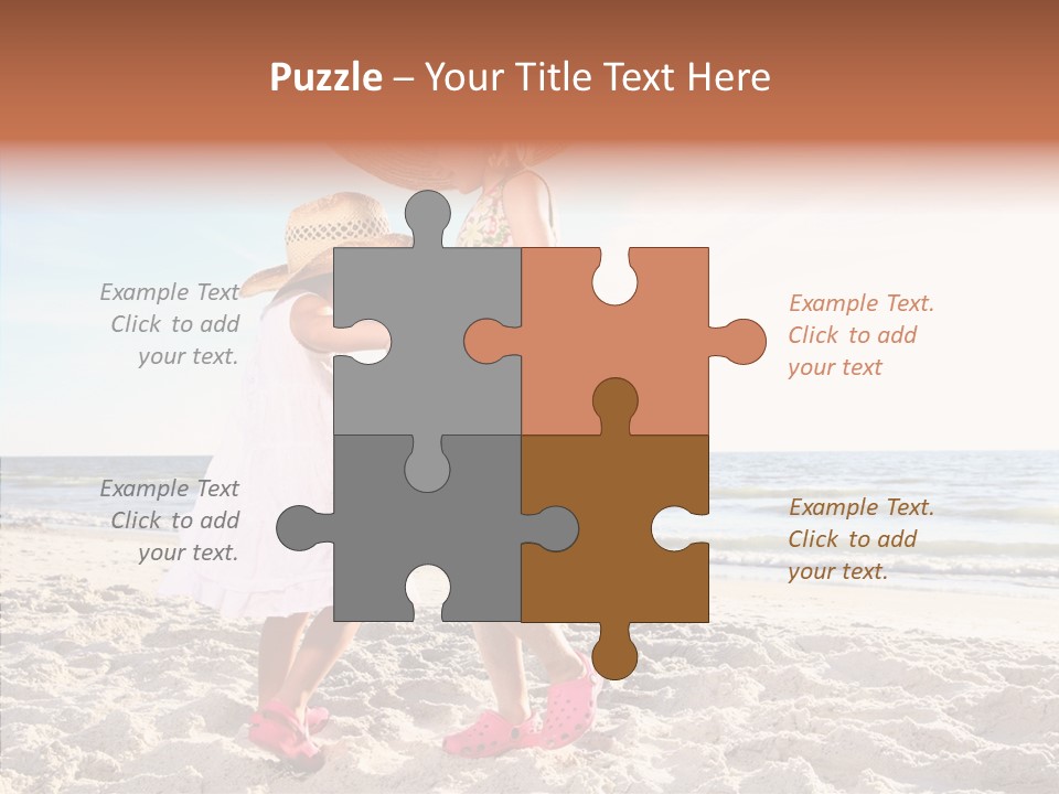 Fun Siblings Friendship PowerPoint Template