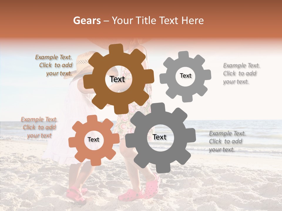 Fun Siblings Friendship PowerPoint Template