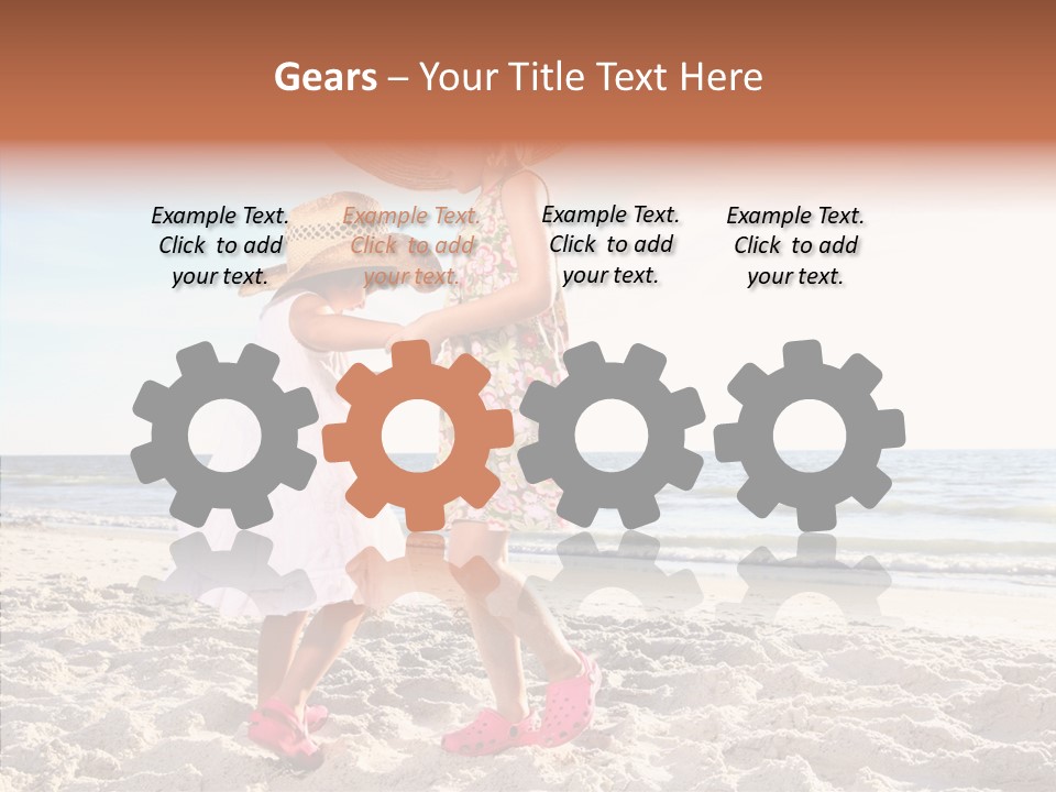 Fun Siblings Friendship PowerPoint Template