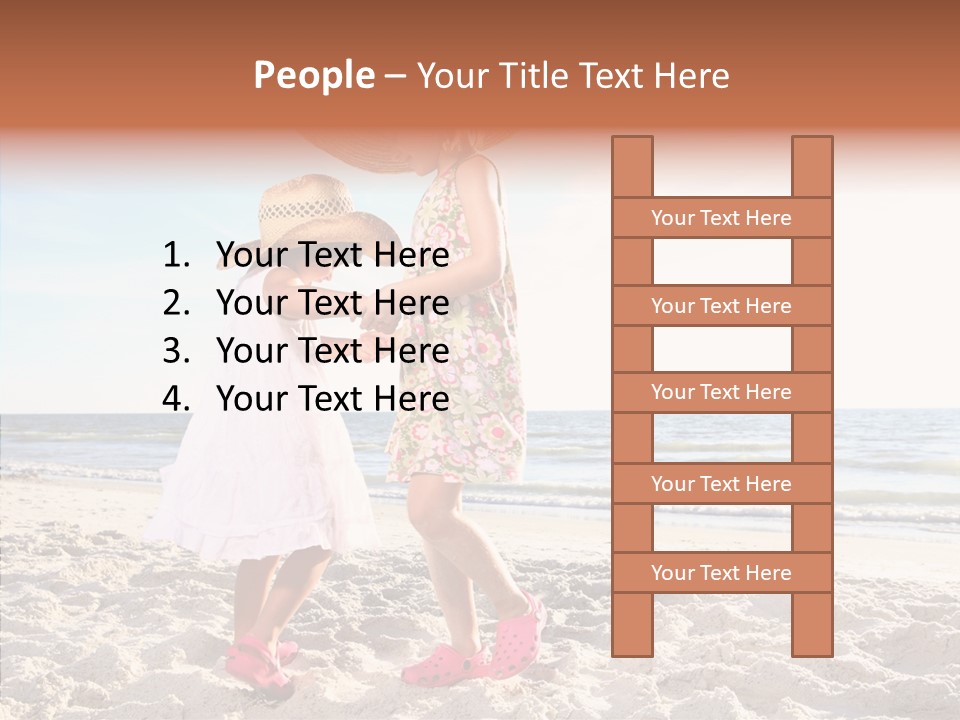 Fun Siblings Friendship PowerPoint Template