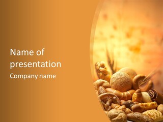 Breakfast Bakery Crunchy PowerPoint Template