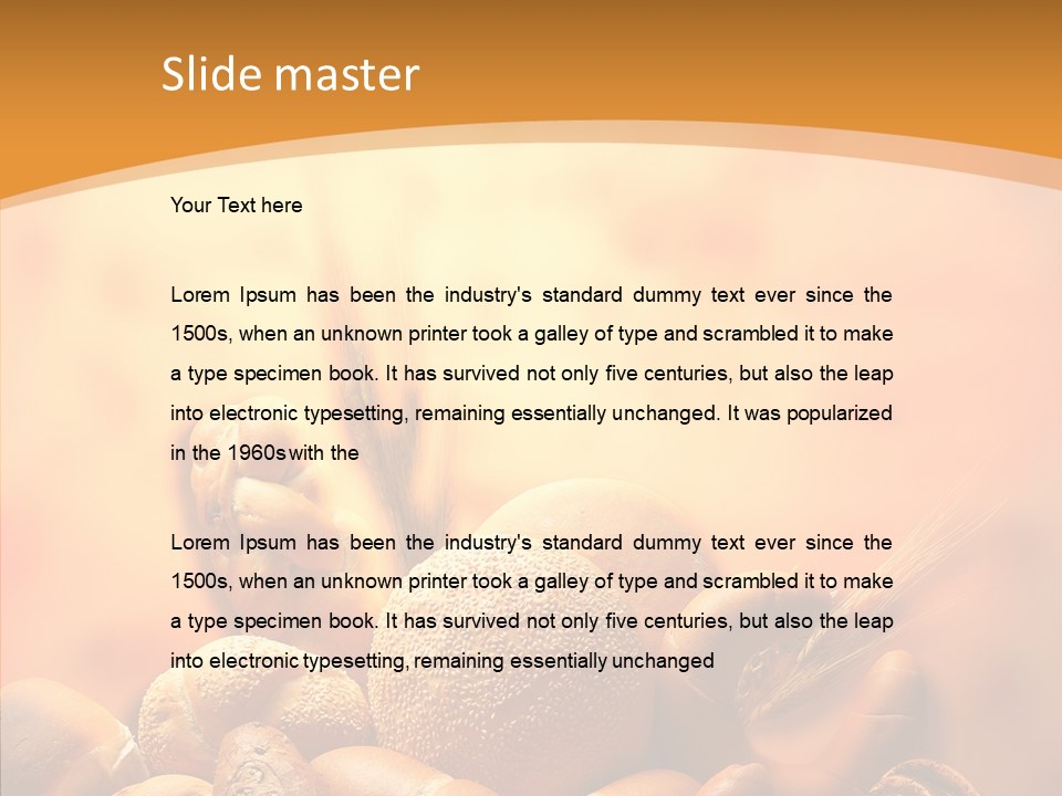 Breakfast Bakery Crunchy PowerPoint Template