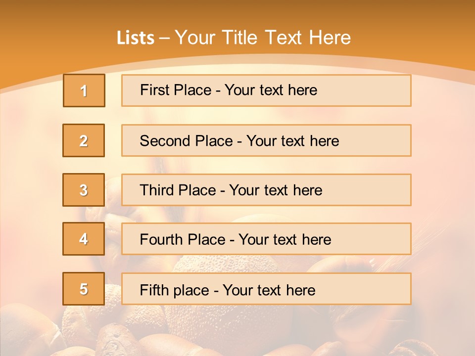Breakfast Bakery Crunchy PowerPoint Template
