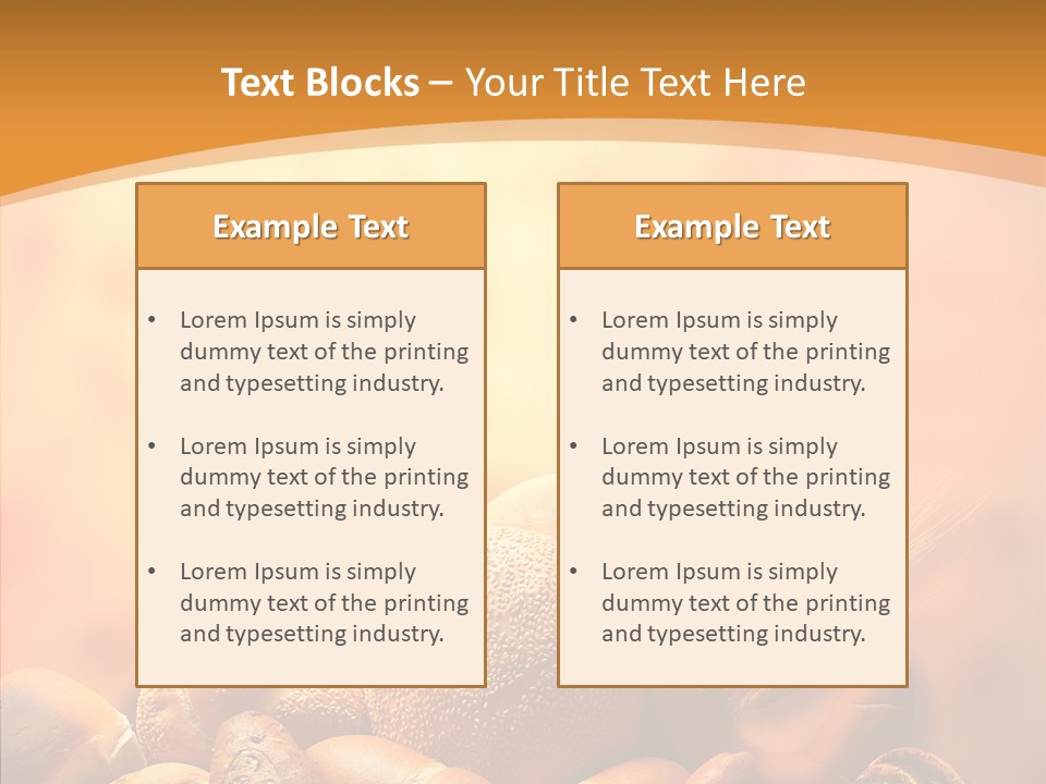 Breakfast Bakery Crunchy PowerPoint Template