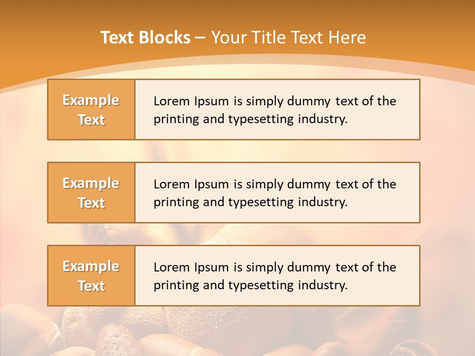Breakfast Bakery Crunchy PowerPoint Template