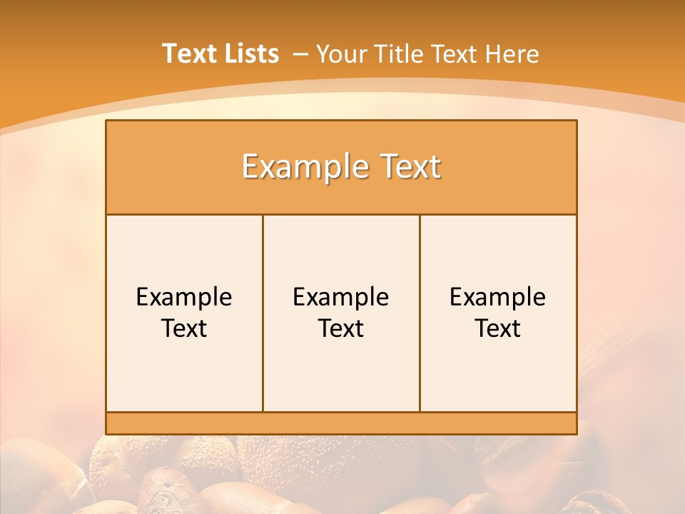 Breakfast Bakery Crunchy PowerPoint Template