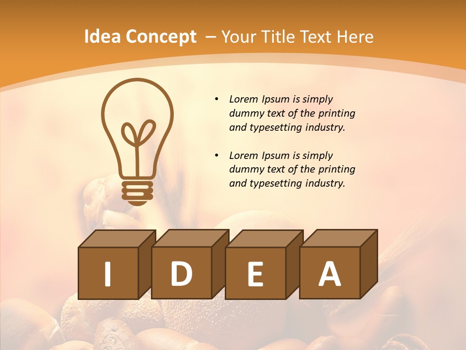 Breakfast Bakery Crunchy PowerPoint Template