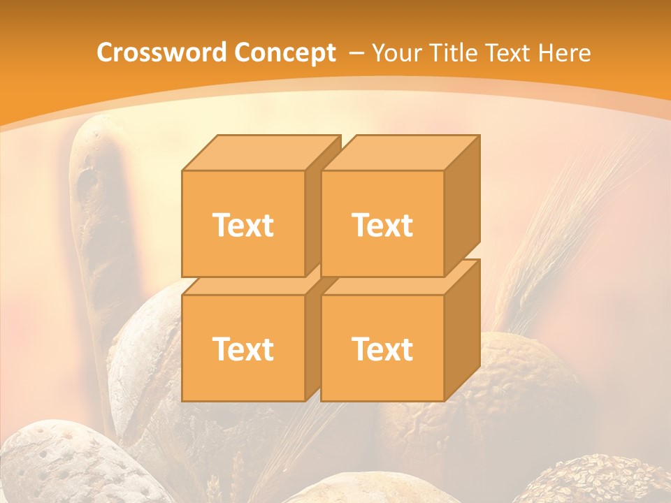 Yellow Meal Crunchy PowerPoint Template