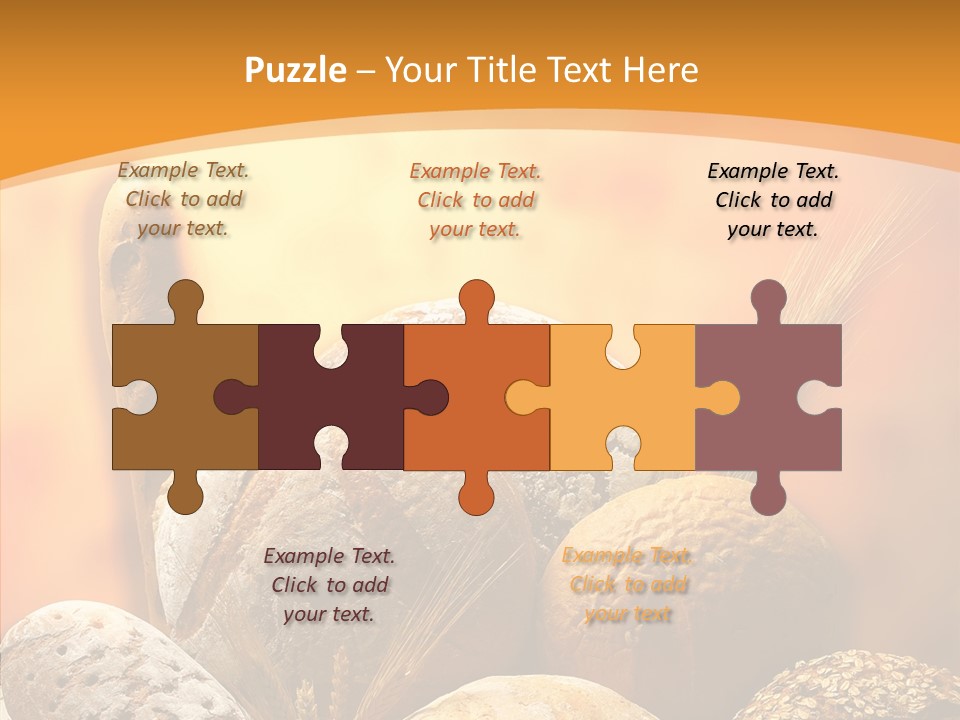 Yellow Meal Crunchy PowerPoint Template