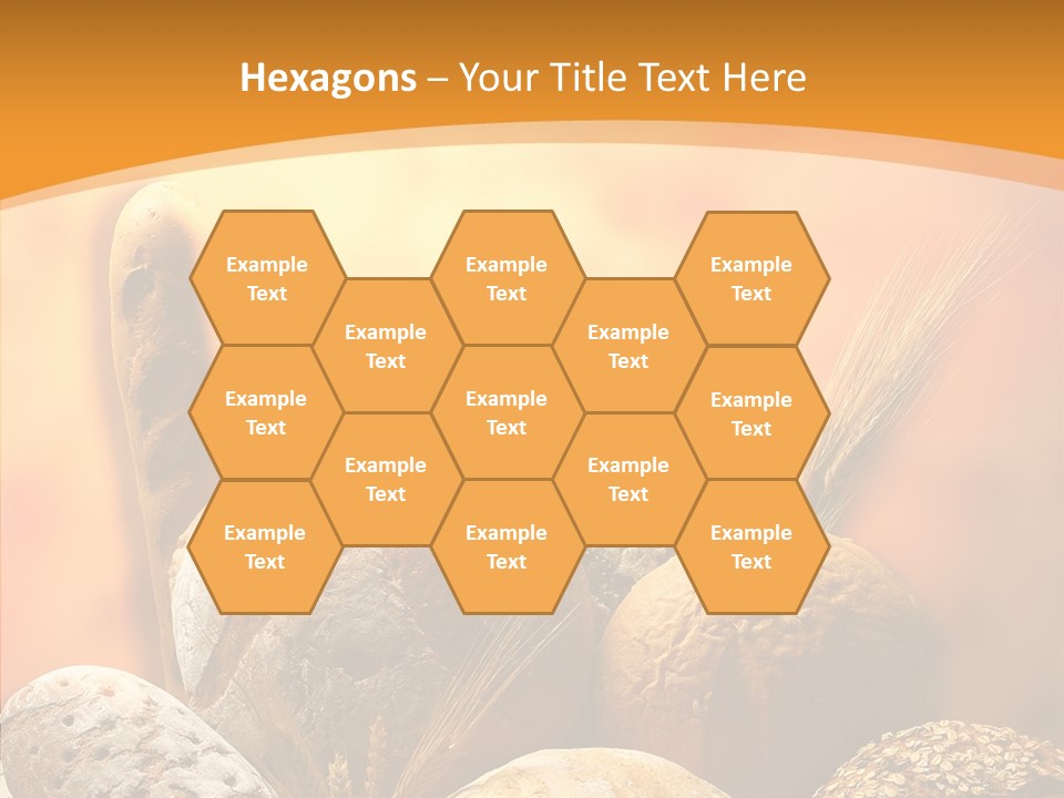 Yellow Meal Crunchy PowerPoint Template