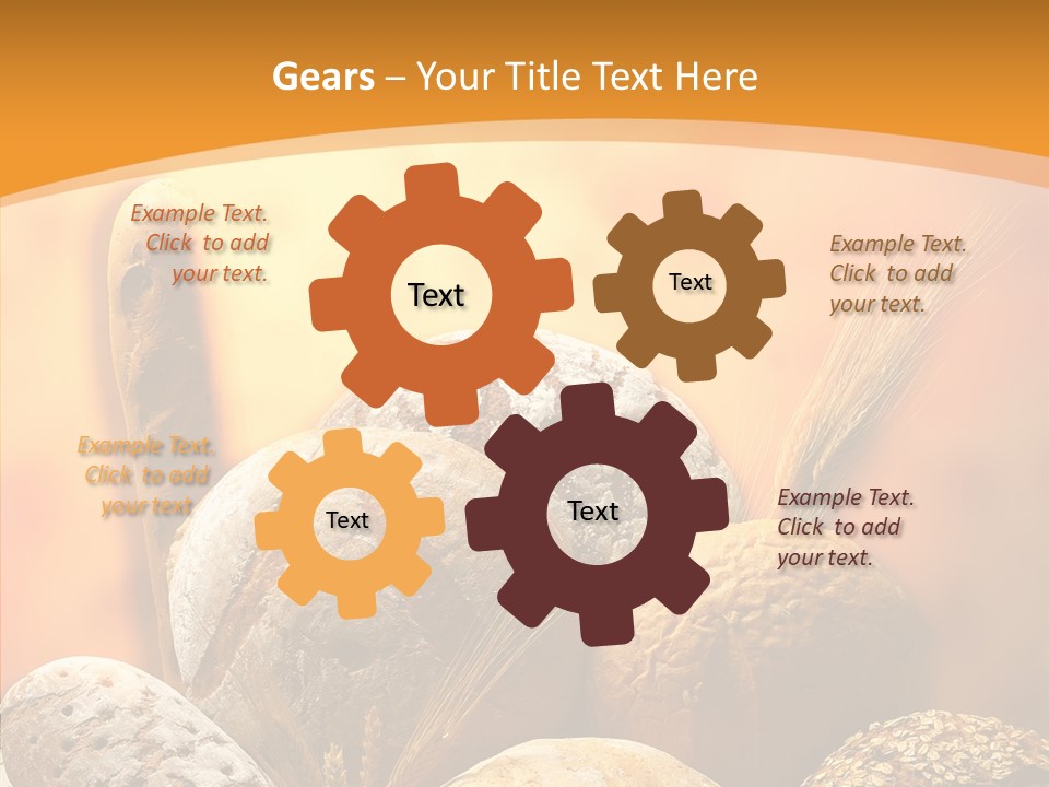 Yellow Meal Crunchy PowerPoint Template