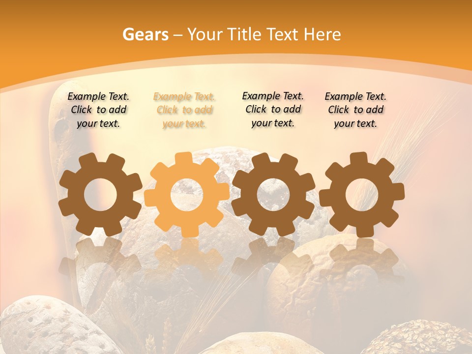 Yellow Meal Crunchy PowerPoint Template