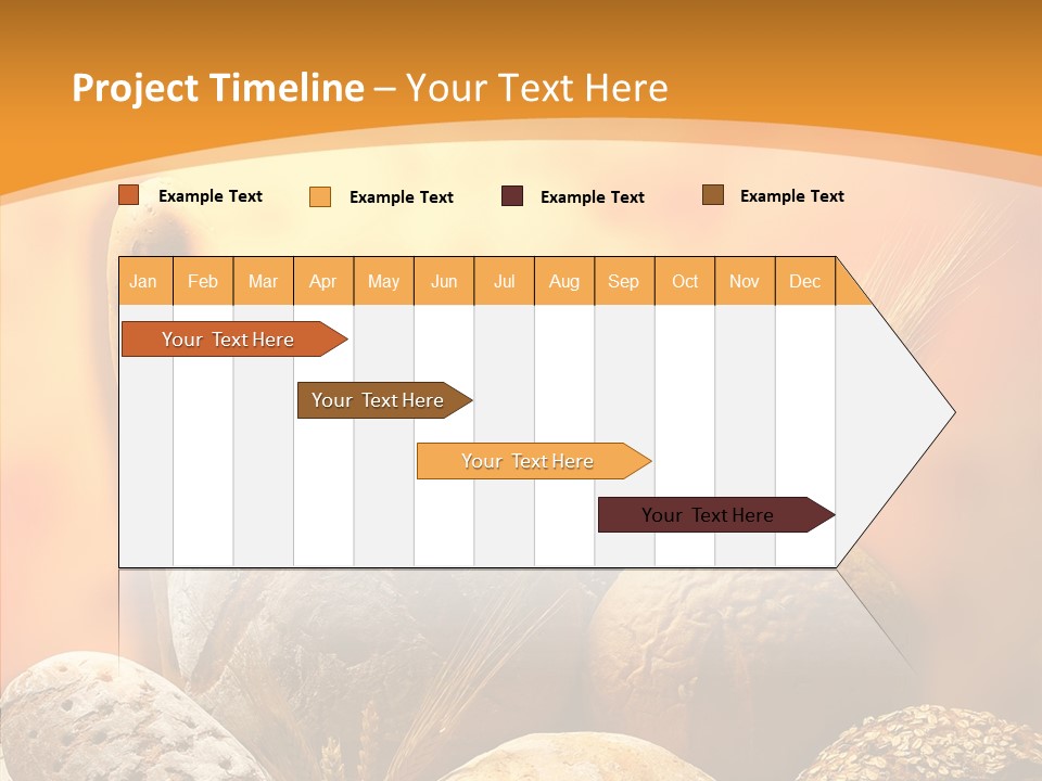 Yellow Meal Crunchy PowerPoint Template