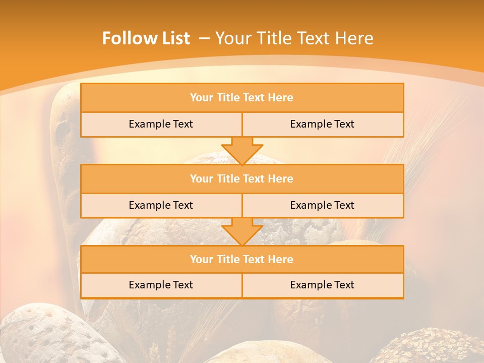 Yellow Meal Crunchy PowerPoint Template