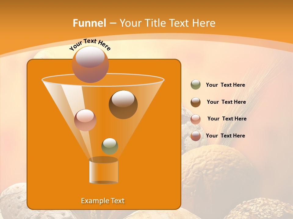 Yellow Meal Crunchy PowerPoint Template