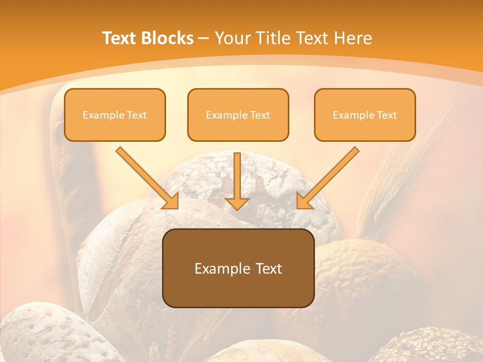 Yellow Meal Crunchy PowerPoint Template