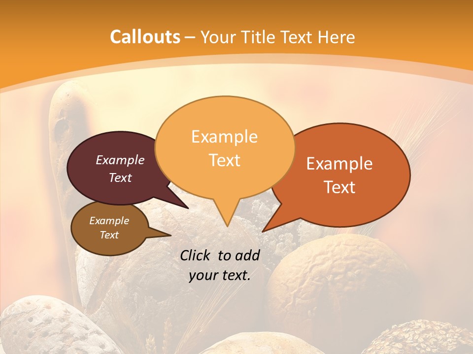 Yellow Meal Crunchy PowerPoint Template