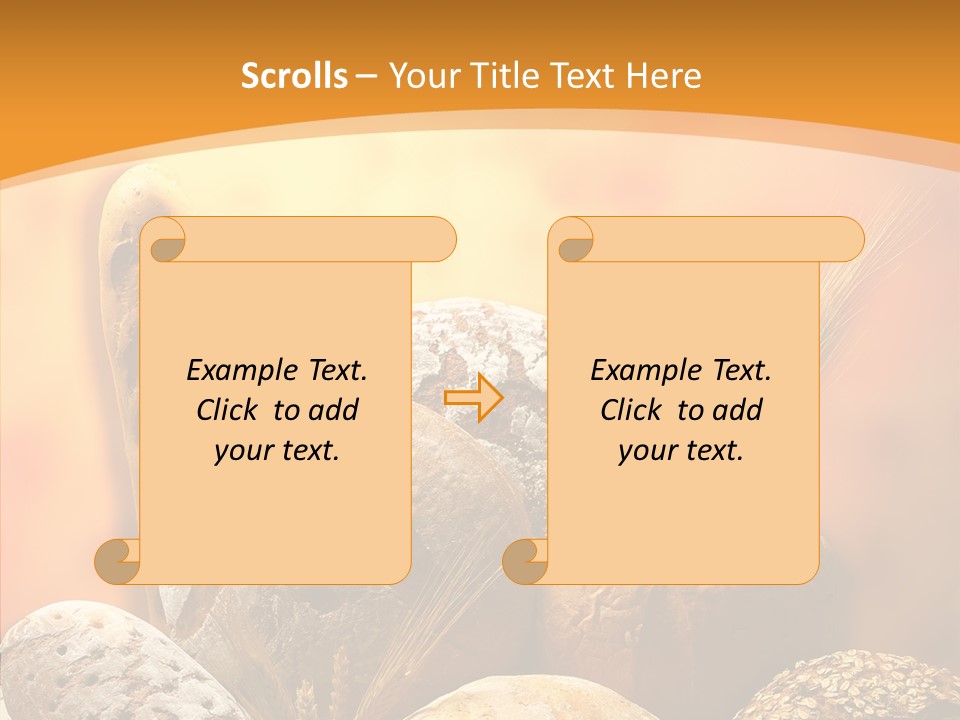 Yellow Meal Crunchy PowerPoint Template