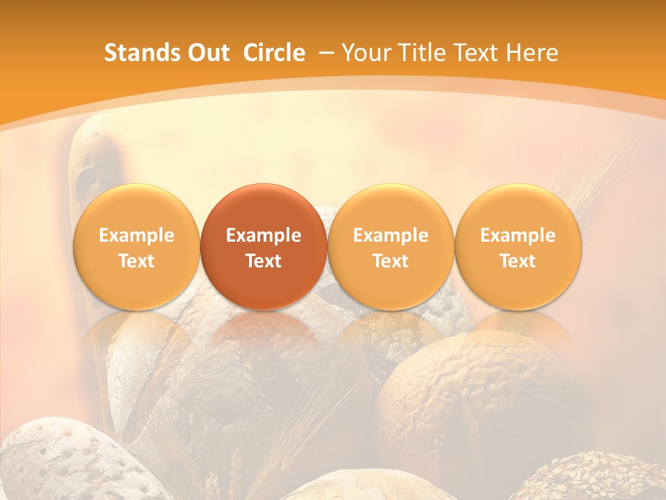 Yellow Meal Crunchy PowerPoint Template