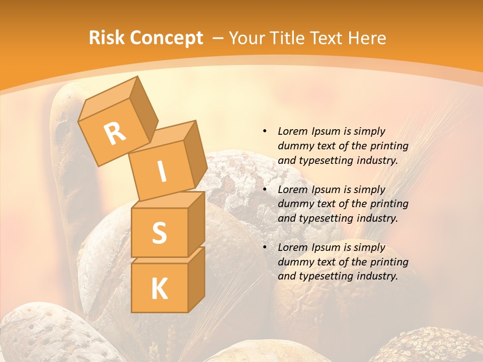 Yellow Meal Crunchy PowerPoint Template