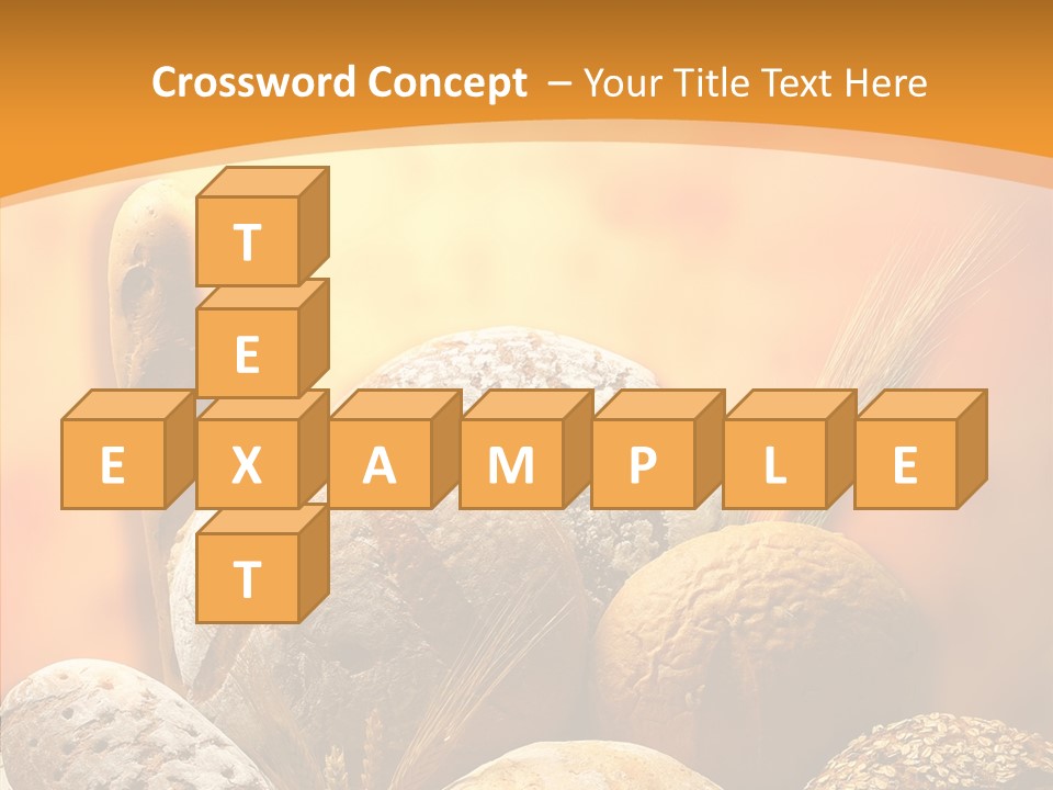 Yellow Meal Crunchy PowerPoint Template