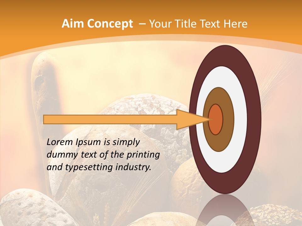 Yellow Meal Crunchy PowerPoint Template