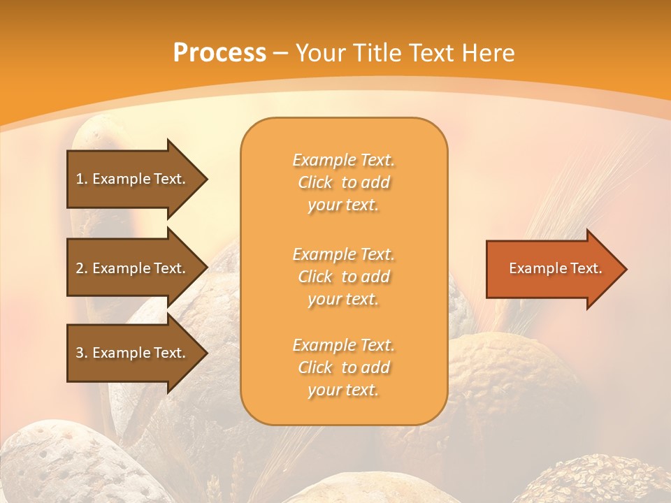 Yellow Meal Crunchy PowerPoint Template