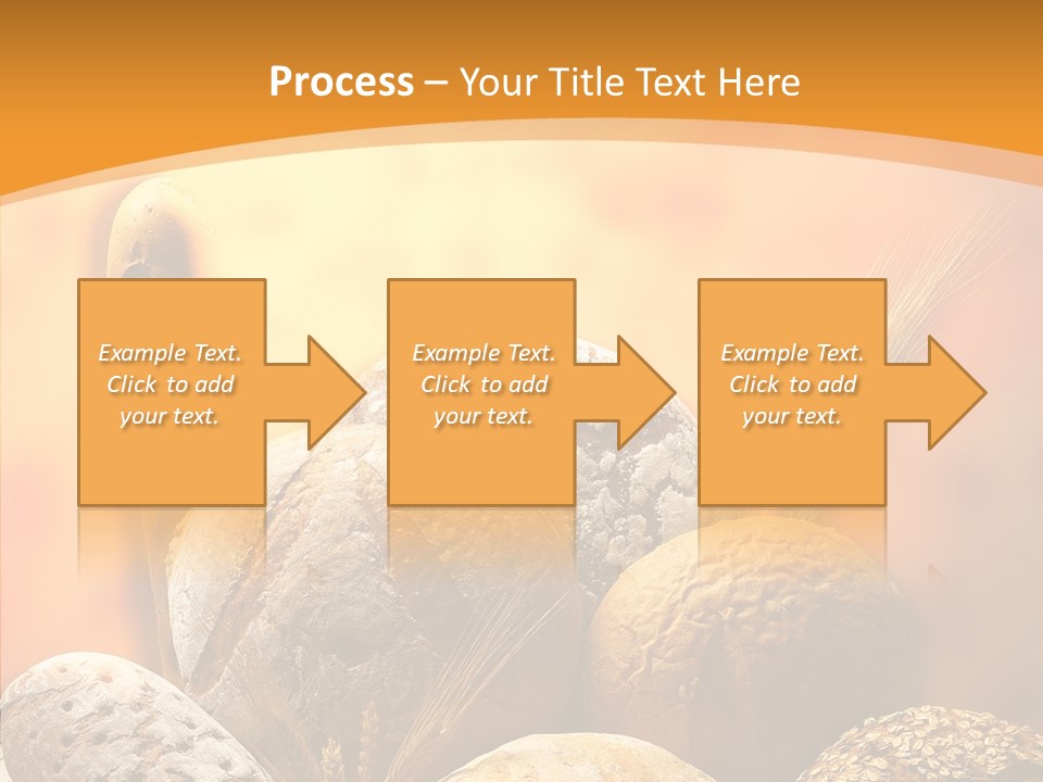 Yellow Meal Crunchy PowerPoint Template