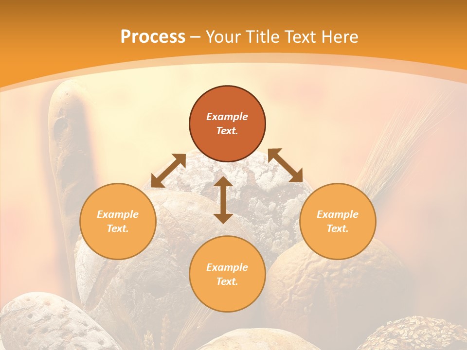 Yellow Meal Crunchy PowerPoint Template