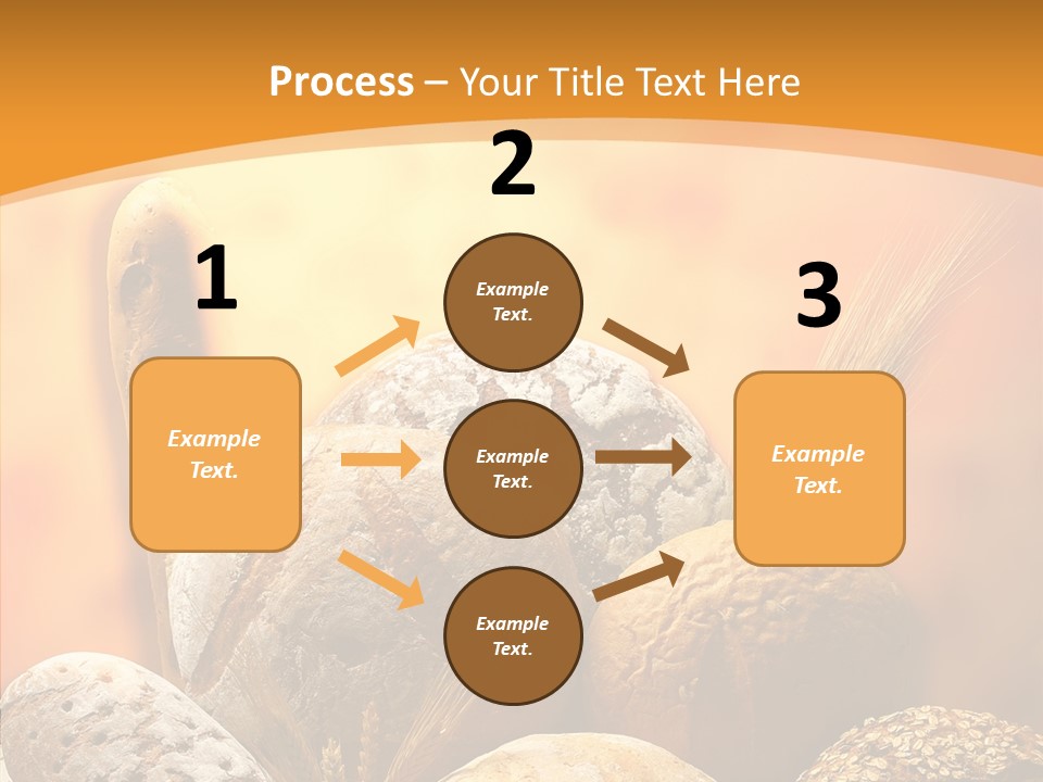 Yellow Meal Crunchy PowerPoint Template