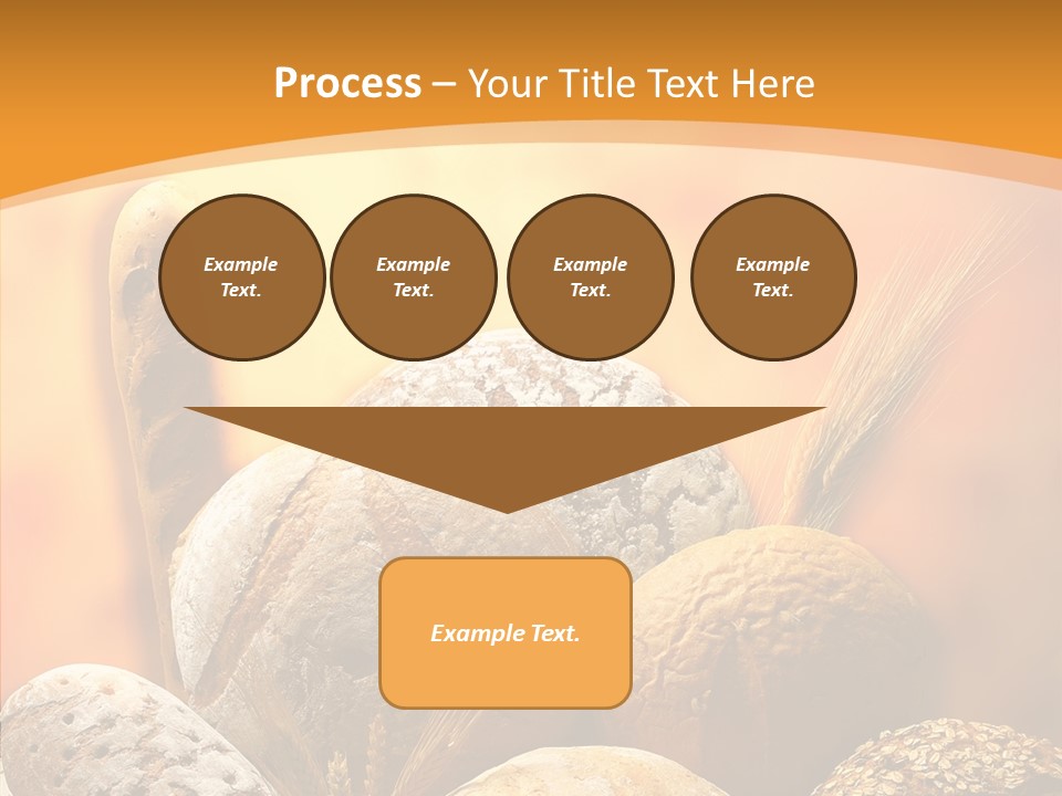 Yellow Meal Crunchy PowerPoint Template