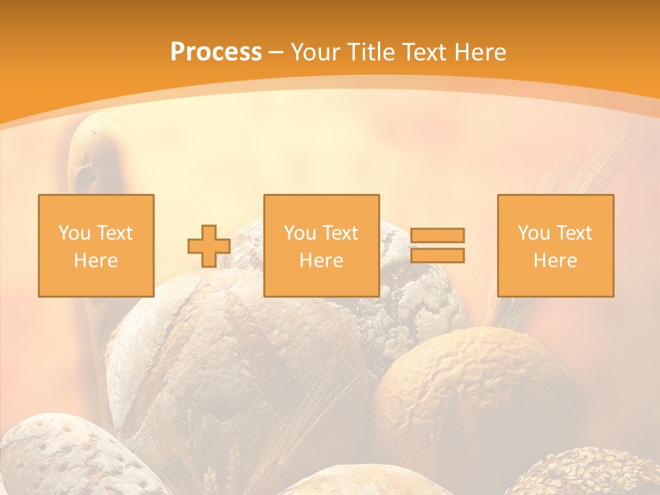 Yellow Meal Crunchy PowerPoint Template