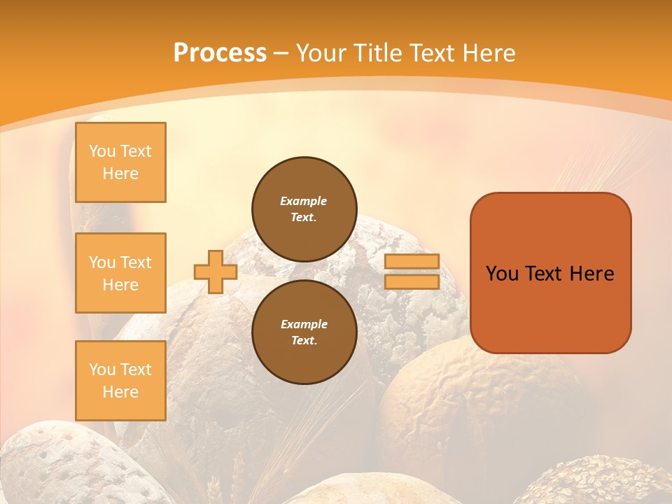 Yellow Meal Crunchy PowerPoint Template
