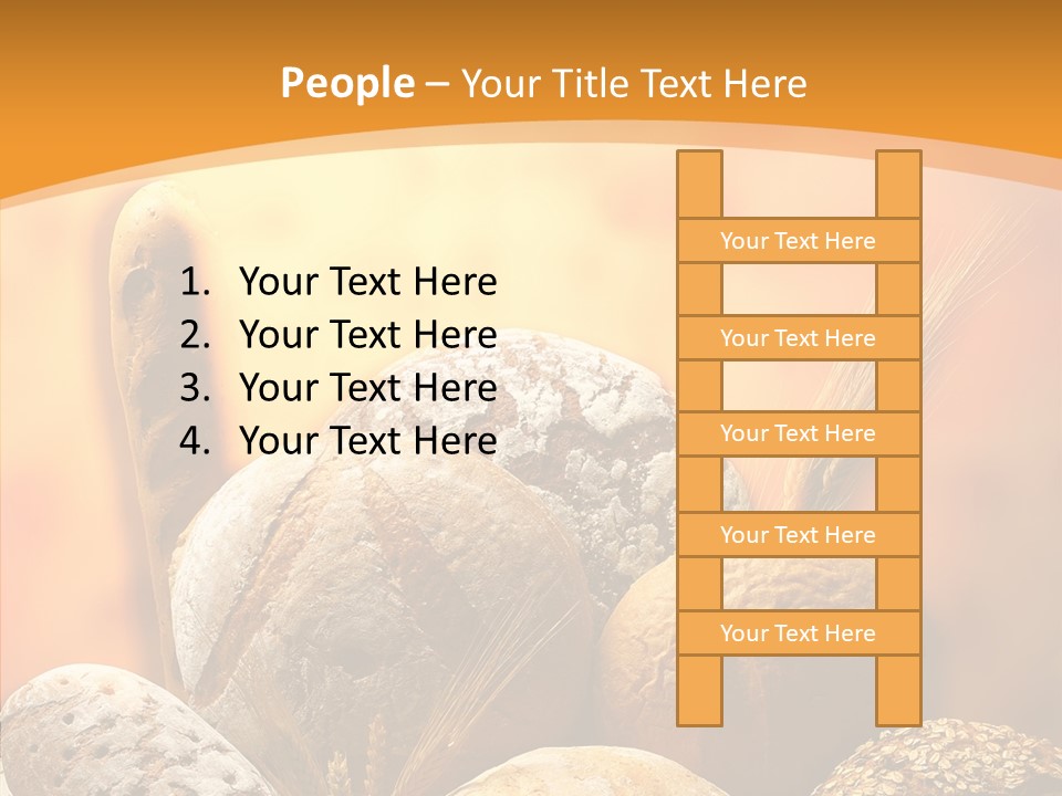 Yellow Meal Crunchy PowerPoint Template