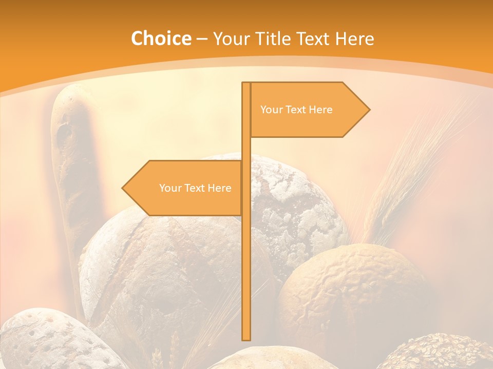 Yellow Meal Crunchy PowerPoint Template