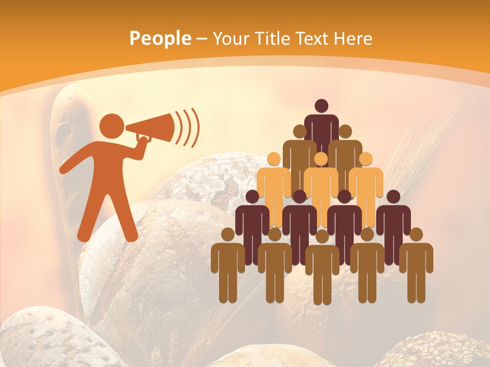 Yellow Meal Crunchy PowerPoint Template