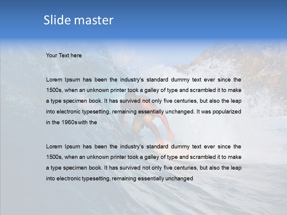 Humor Group Figure PowerPoint Template