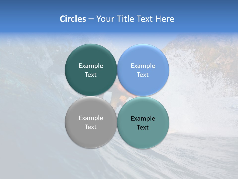 Humor Group Figure PowerPoint Template