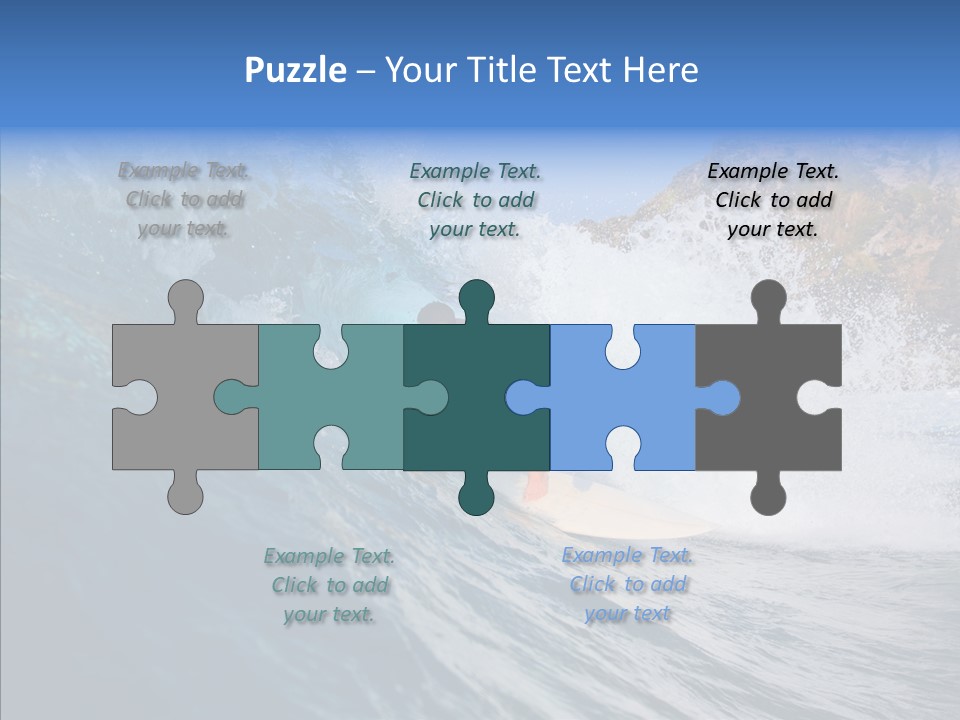 Humor Group Figure PowerPoint Template