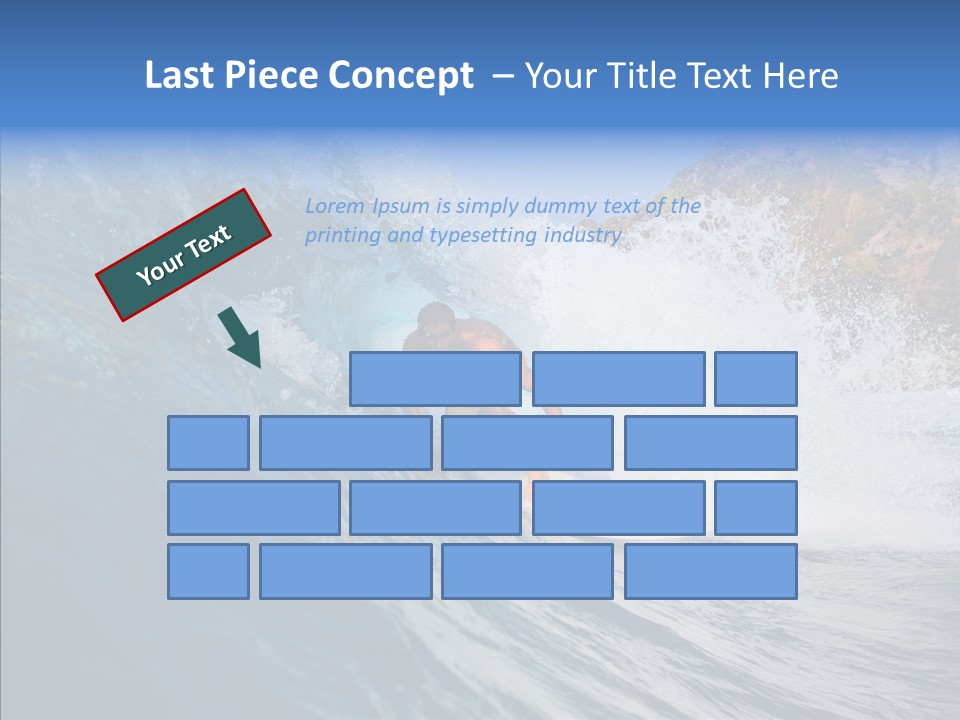 Humor Group Figure PowerPoint Template