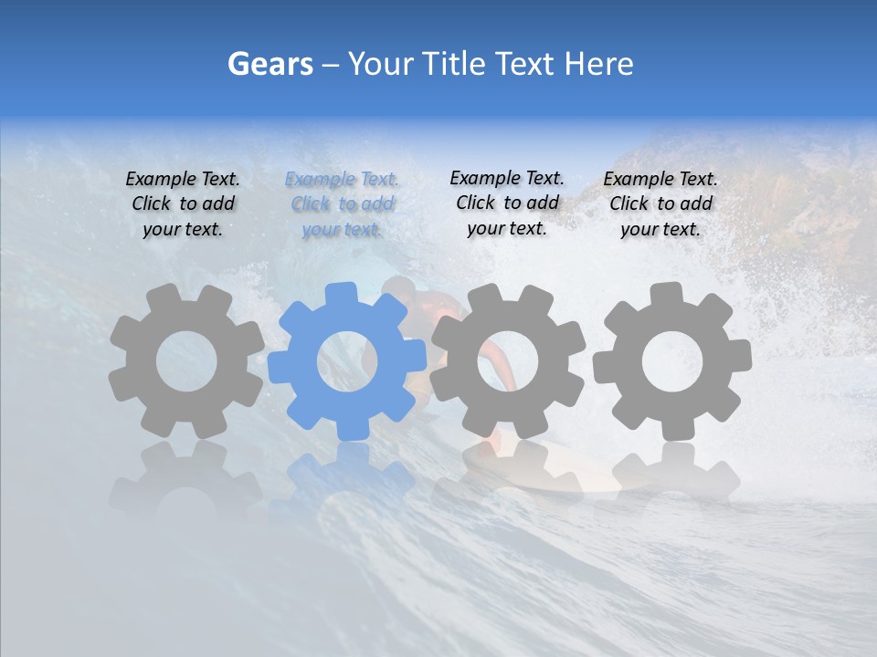 Humor Group Figure PowerPoint Template