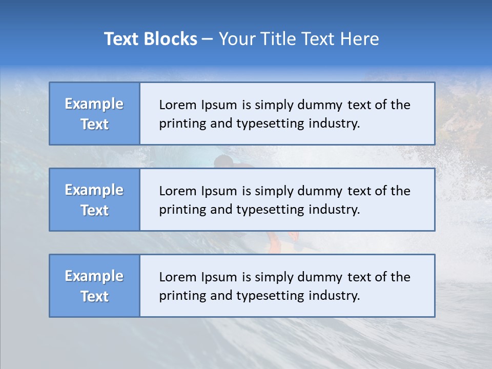 Humor Group Figure PowerPoint Template